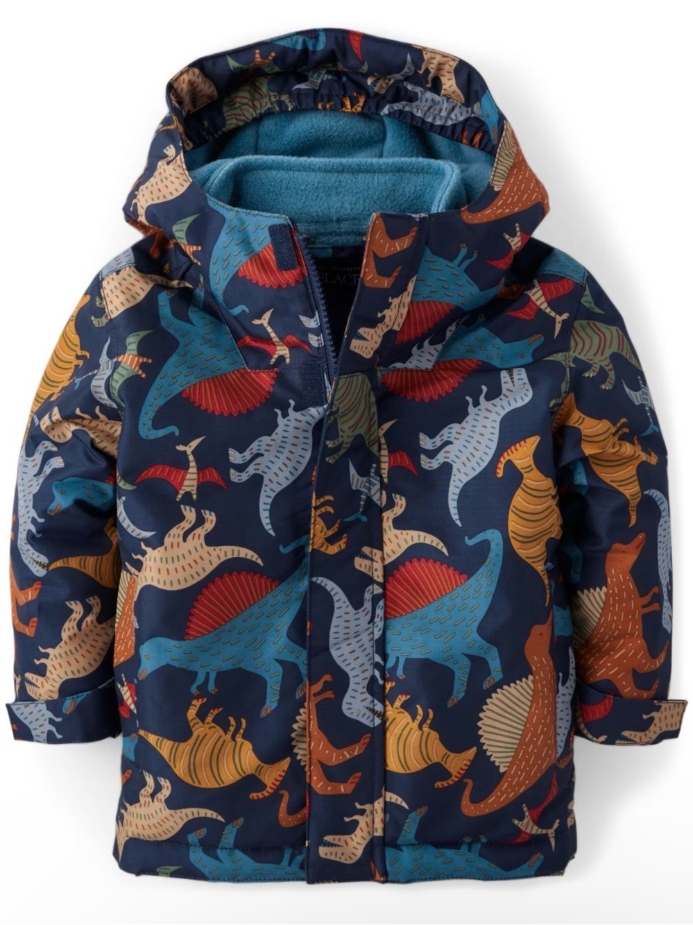 Children’s place 3 in 1 Kids Navy Dinosaur Print Puffer Jacket